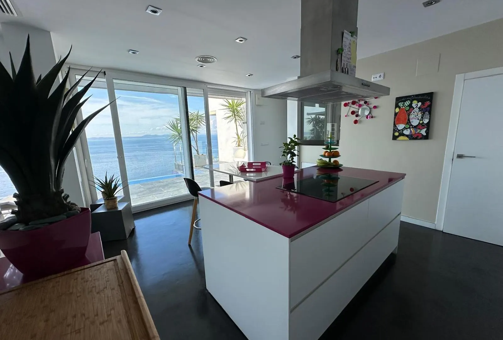 펜션 로지즈 Preciosa Casa Con Piscina Desbordante Y Vistas Al Mar 빌라 스페인